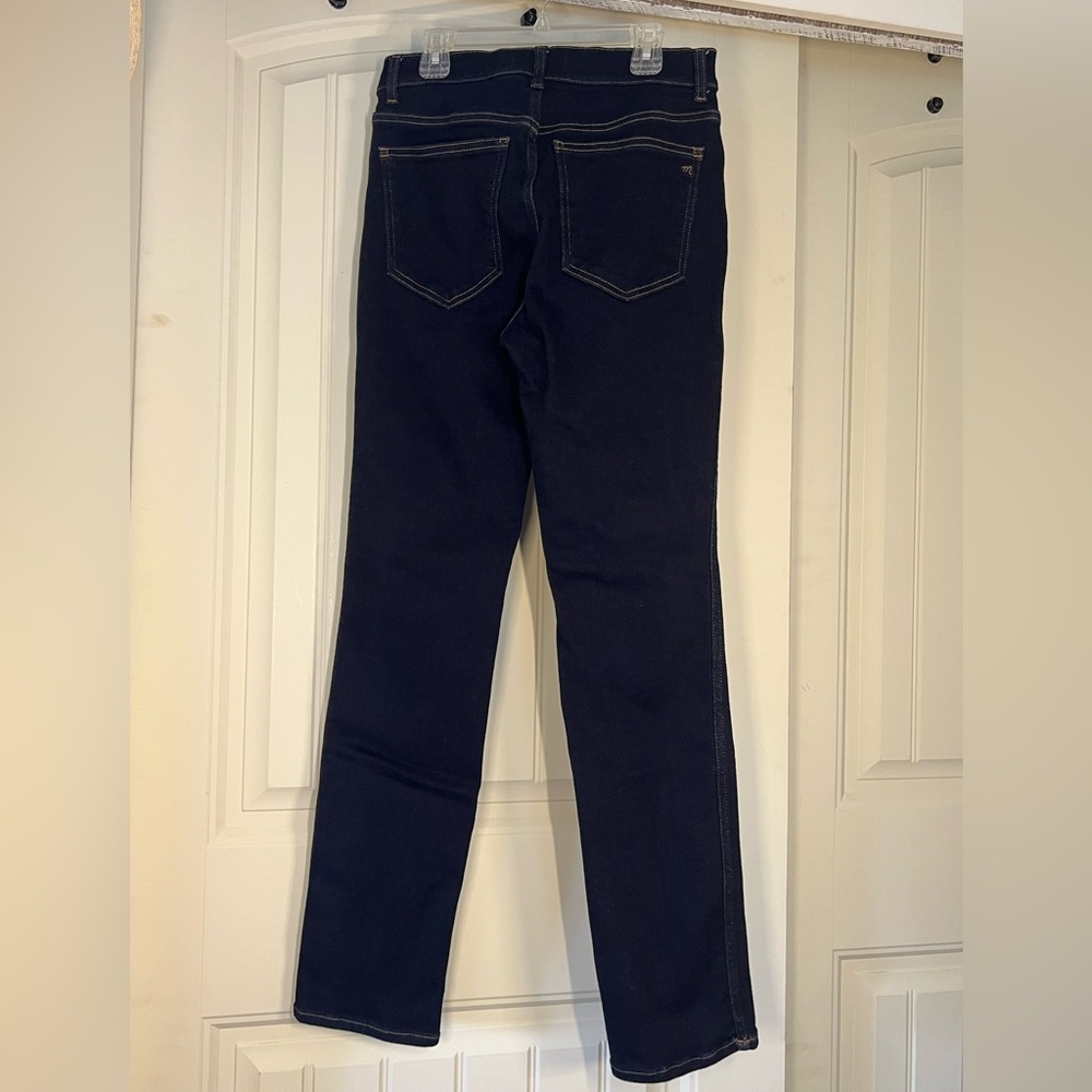 MADEWELL MIDRISE STOVEPIPE JEAN DARKWASH STRETCHY SZ 26 EUC - Picture 2 of 8